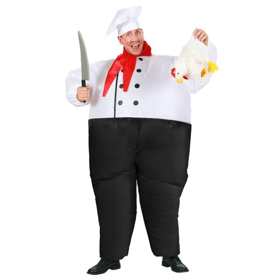 Disfraz  Cocinero Hinchable Talla única Disfraz  Cocinero Hinchable Talla única