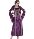 Disfraz  Dama Medieval Morada adultatalla M