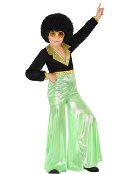 Disfraz  de Disco Verde Niño