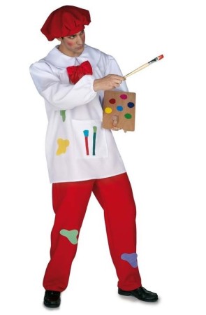 Disfraz  de Pintor Brocha Fina talla adulto