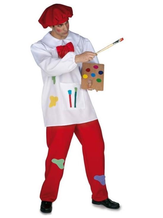 Disfraz  de Pintor Brocha Fina talla adulto