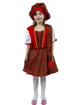Disfraz  Escocesa Económico niña