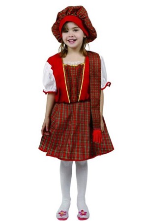Disfraz  Escocesa Económico niña