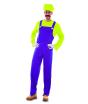 Disfraz  Fontanero Mario Bros Wario adulto