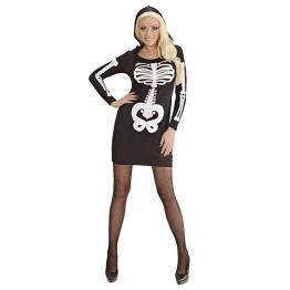 Disfraz  Halloween Esqueleto Glamour adulta