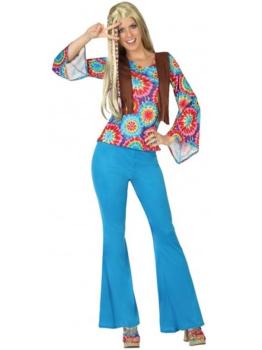 Disfraz  Hippie Todo me lo Fumo chica