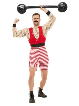 Disfraz  Hombre Forzudo de Circo Tatuado para adultos