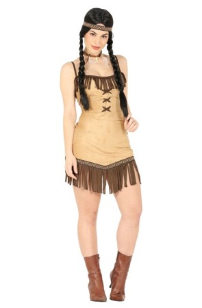 Disfraz  India Miwok .para adulta