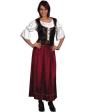Disfraz  Medieval Cantinera Talla única adulta  T-4