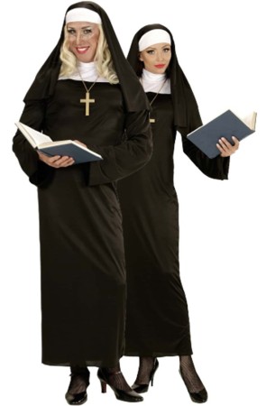 Disfraz  Monja para adultos Unisex .