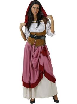 Disfraz  Moza Criada Medieval para Mujer