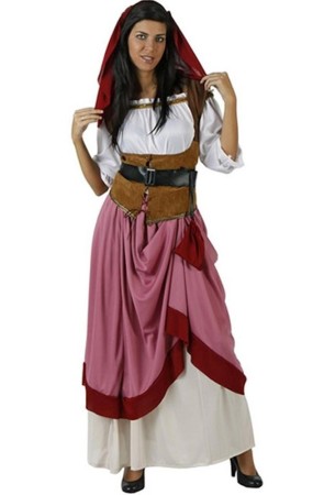 Disfraz  Moza Criada Medieval para Mujer