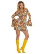 Disfraz  Mujer Groovy años 70 Bubbles adulta