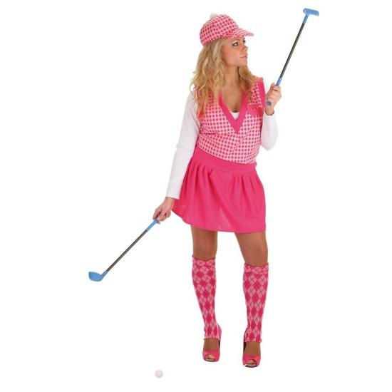 Disfraz  Mujer jugadora de Golf para adulta Disfraz  Mujer jugadora de Golf para adulta