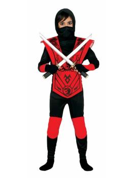 Disfraz  Ninja Rojo Master infantil