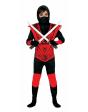 Disfraz  Ninja Rojo Master infantil
