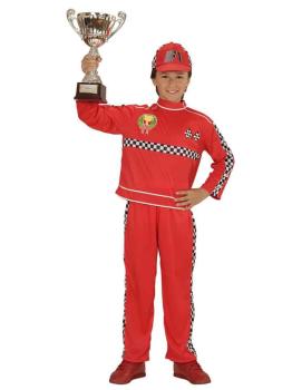 Disfraz  Piloto F-1 Ferrari para niños