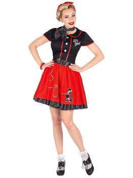 Disfraz  Pin Up Años 50 para adulta.