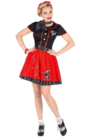 Disfraz  Pin Up Años 50 para adulta.