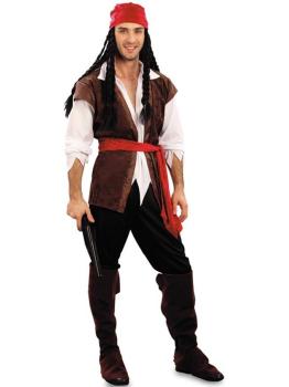 Disfraz  Pirata de los Mares talla única