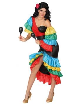 Disfraz  Rumbera Salsera para mujer