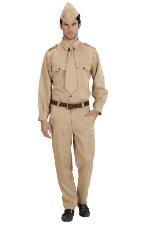 Disfraz  Soldado 2 Guerra Mundial Lujo adulto