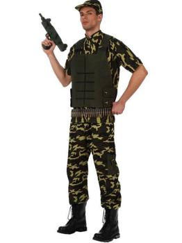 Disfraz  Soldado Camuflaje Chaleco adulto