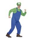 Disfraz  Fontanero Mario Bros Luigi adulto
