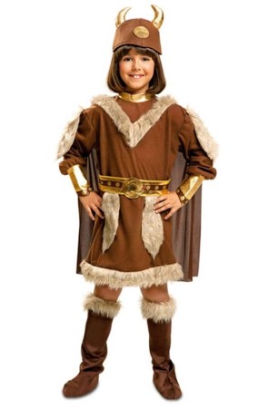 Disfraz  Vikinga Brava niña