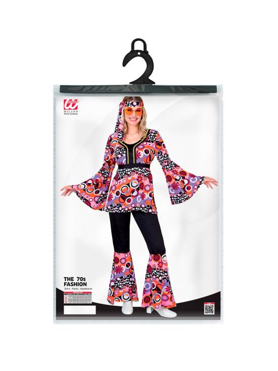 Disfraz 70s Groovy Style, Reggae, Hippie, Flower Power, Disco Fever, Disfraces de Carnaval