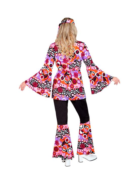 Disfraz 70s Groovy Style, Reggae, Hippie, Flower Power, Disco Fever, Disfraces de Carnaval