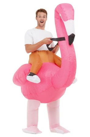 Disfraz a Hombros de Flamenco Hinchable para adultos