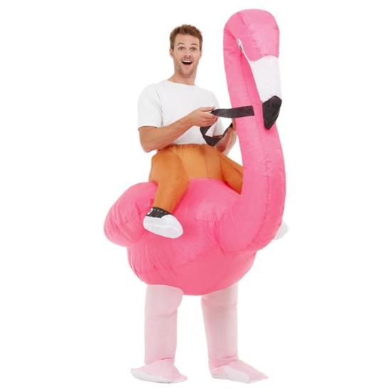 Disfraz a Hombros de Flamenco Hinchable para adultos Disfraz a Hombros de Flamenco Hinchable para adultos