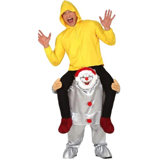 Disfraz a Hombros de Payaso Diabólico para Adulto Disfraz a Hombros de Payaso Diabólico para Adulto