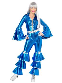 Disfraz Abba Azul Fashion para chica