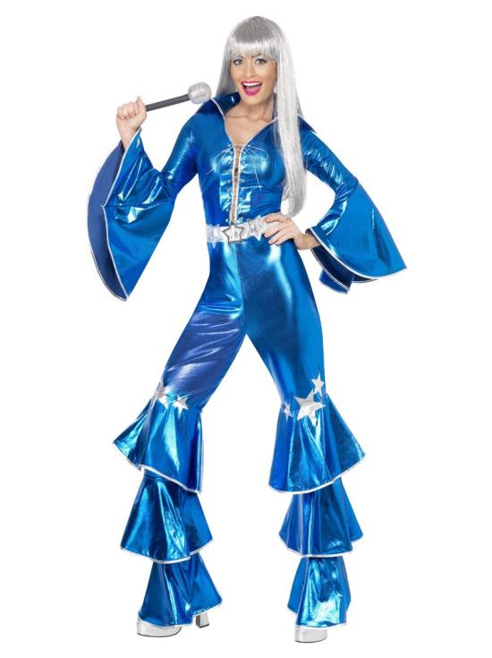 Disfraz Abba Azul Fashion para chica