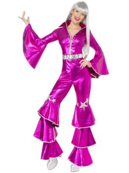 Disfraz Abba Rosa Fashion para chica