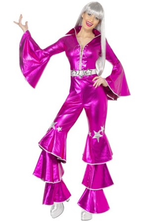 Disfraz Abba Rosa Fashion para chica