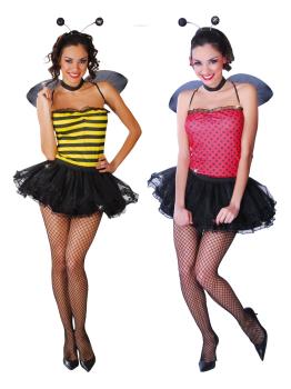 Disfraz adulta 2 en 1 Abeja y Mariquita talla 38-40