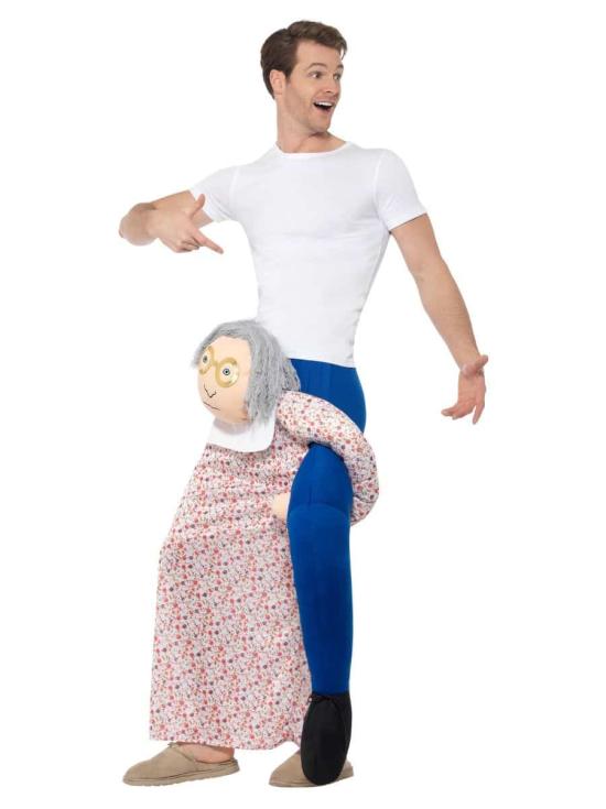 Disfraz de Abuela a Hombros adulto