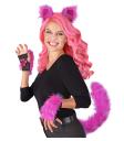 Disfraz Accesorios Gato Cheshire Neon – Orejas, Cola y Guantes