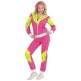 Disfraz Años 80 Chándal de Color Fucsia adultos