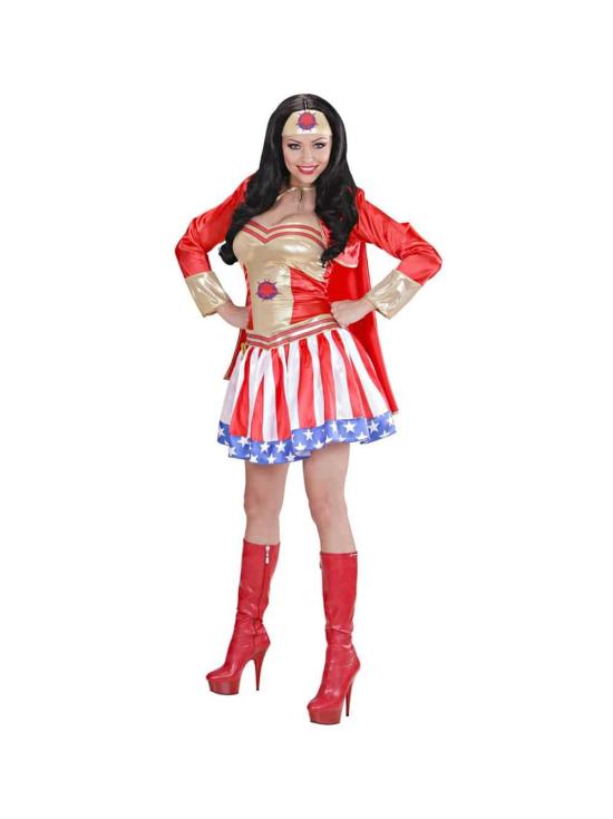 Disfraz Chica Superheroína  América