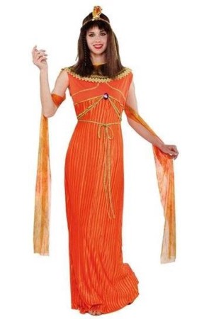 Disfraz adulta Egipcia Naranja