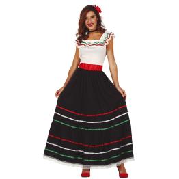 Disfraz adulta Mexicana Low Cost