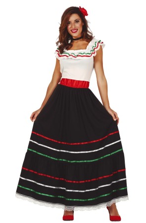Disfraz adulta Mexicana Low Cost