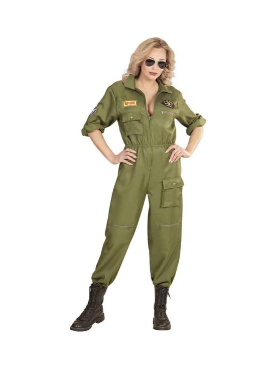 Disfraz Piloto de Combate Instructora Top Gun para Mujer