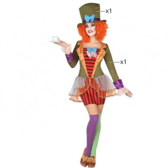 Disfraz  Sombrerero Loco Chica adulta Disfraz  Sombrerero Loco Chica adulta