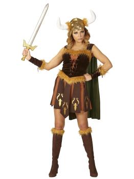 Disfraz adulta Vikinga Guerrera Valhalla.
