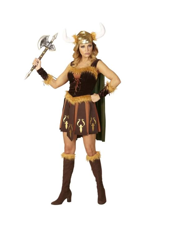 Disfraz adulta Vikinga Guerrera Valhalla.